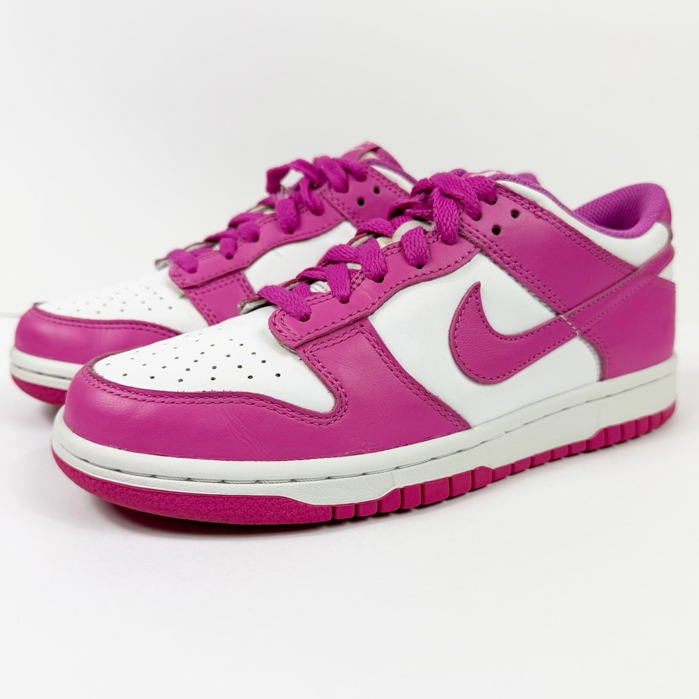 Nike Dunk Low Fuchsia Pink & White 5.5‎